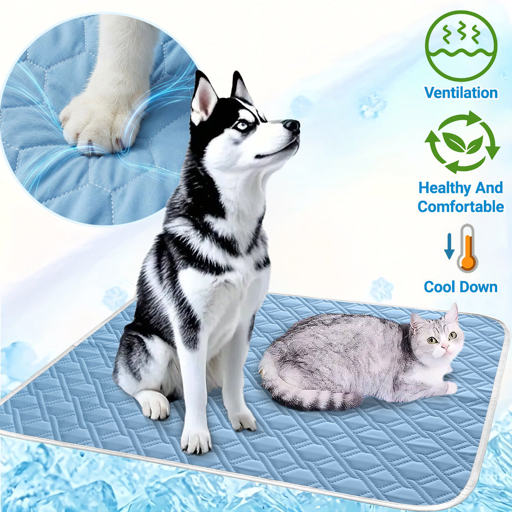 Cool silk dog bed