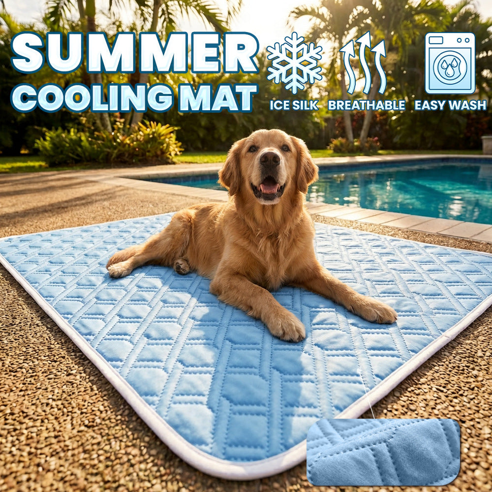 Cool silk dog bed